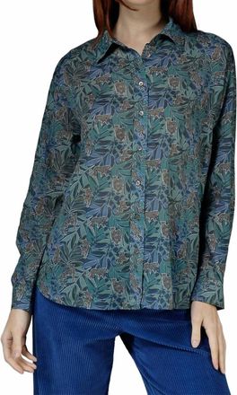 Hartford Cinema Woman Woven Shirt In Blue