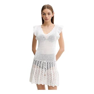 Melissa Odabash Annalise Strandjurk - Dames - Strandmode - Wit - XS - Badmode
