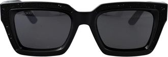 Jimmy Choo London Zonnebril - Dames - Zonnebrillen - Zwart - 51 MM - Accessoires
