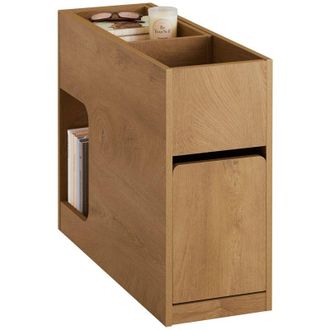 SoBuy Sobuy Fbt158-n Mesa Auxiliar Con 1 Bandeja Extra&iacute;ble 1 Caj&oacute;n Deslizante Y 1 Compartimento Para Sal&oacute;n Dormitorio U Oficina