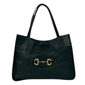 Gucci Pre-owned Tote Bags, female, Black, Size: ONE SIZE Pre-owned Vintage Tote Bag
