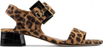 Donald J Pliner Womens Vixi Dress Sandal In Leopard