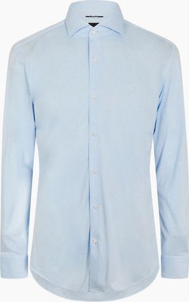 HUGO BOSS Mens Mens P Hank Sp 261 10277390 01 Oxford Shirt - Blue - Size: 16.5 inch