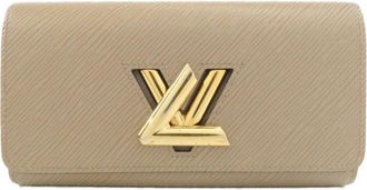 Louis Vuitton Galle Leather Long Wallet (Bi-Fold) (Pre-Owned)