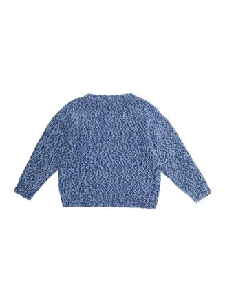 Il Gufo Round Neck Knit Sweater - Blue
