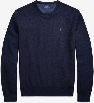 Polo Ralph Lauren Rundhalspullover aus Baumwollpiqué Pony