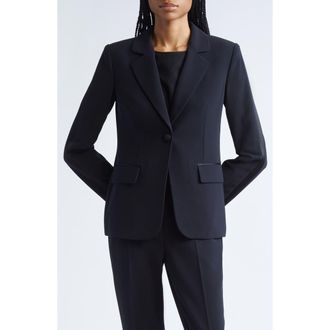 Emporio Armani Tuxedo Jacket in Navy at Nordstrom, Size 6 Us