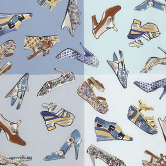 Ferragamo Womens Silk Scarf With Genio Print Light Blue Scarfs