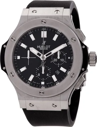 Hublot Pre-owned Hublot Big Bang Chronograph Automatic Black Dial Mens Watch 301.SX.1170.GR