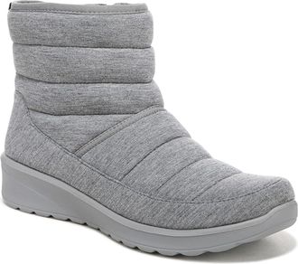 Bzees Glacier I1741F1-020 Womens Gray Round Toe Ankle Boots Pull On JOBB1330