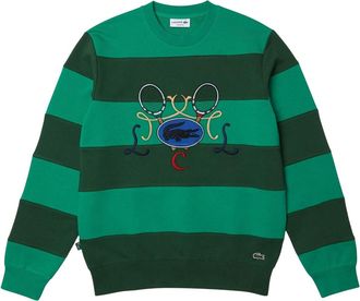 Lacoste Heren Tennis Sweatshirt met Crew Hals (Groen)