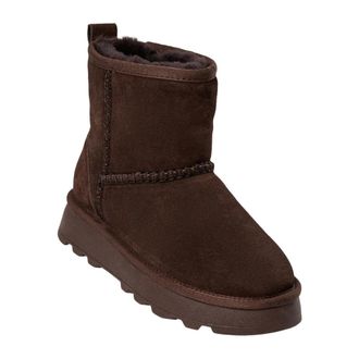 Sofie Schnoor Teddy Boot Marr&oacute;n Gamuza Piel de oveja - Shoes - Mujer - Marr&oacute;n - 39 EU