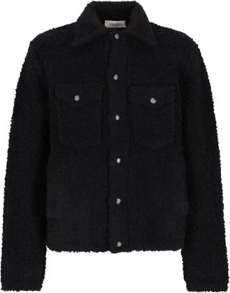 Laneus Stijlvol Gebreid Herenjack - Heren - Blazers - Zwart - M - Jassen