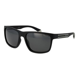 Polaroid Mens Black Plastic Sunglasses - One Size