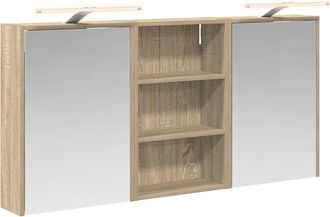 vidaXL Juego De Muebles De Ba&ntilde;o 3 Uds. 126 X 16 X 62.5 Cm Vidaxl