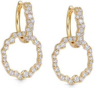 Astley Clarke Solid Gold Asteri Lab Grown Diamond Hoop Earrings at Nordstrom