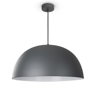 Paco Home Paco Home - L&aacute;mpara De Suspensi&oacute;n Comedor Colgante Cocina Mesa Comedor Industrial Moderna L&aacute;mpara Colgante - Antracita, Blanco (&oslash;40.5 Cm)