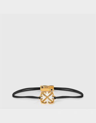 Off-white Womens Chain Charm Bracelet - Black/Multi - Size: MEDIUM