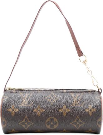 Louis Vuitton Borsa a mano Papillon Pochette in monogramma 1990-2010 - Marrone