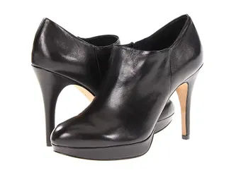 Vince Camuto Elvin Womens Dress Zip Boots Black3 : 5.5 M, Leather/Suede