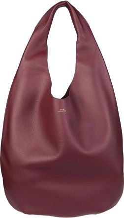 A.P.C. A.p.c., Tassen, Dames, Rood, ONE Size, Leer, Le Neige Bag