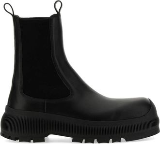 Jil Sander Enkellaars - Heren - Chelseaboots - Zwart - 40 EU - Schoenen