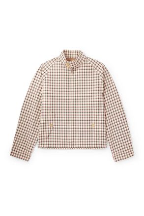 Valentino Garavani Checked Cotton-Twill Jacket