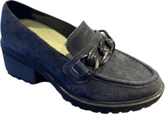 Salvia Womens Monte Loafer In Navy