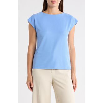 Nordstrom Rack Cap Sleeve Modal Blend T-Shirt in Blue Cornflower at Nordstrom Rack, Size X-Small