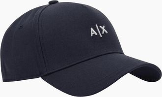A|X Armani Exchange Mens Mini AX Logo Navy Cap