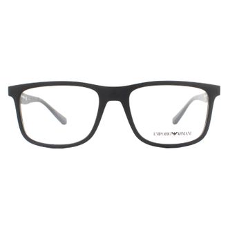Emporio Armani AR60012 Sport Classic Luigi Zwart Wijzerplaat Lederen Band Herenhorloge