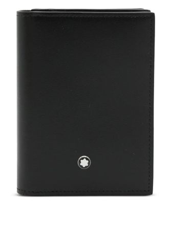 Montblanc Meisterstück 4cc logo-plaque card holder - men - Leather - One Size - Black