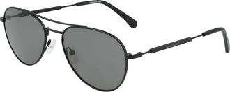 Calvin Klein Aviator Zonnebril - unisex - Zonnebrillen - Zwart - 56 MM - Accessoires