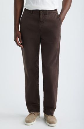 AG - Adriano Goldschmied Archie Relaxed Straight Leg Stretch Sateen Pants in 5 Years Sulfur Oak Barrel at Nordstrom, Size 40 X 32