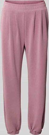 Emporio Armani Sweatpants mit elastischem Bund in Rose, Größe XL