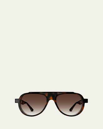 Thierry Lasry Dynasty Acetate Aviator Sunglasses