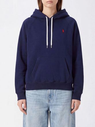 Polo Ralph Lauren Felpa relaxed fit in misto cotone con cappuccio e logo
