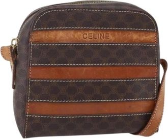 Celine Pre-owned Cross Body Bags, female, Brown, Size: ONE SIZE Pre-owned Plastic Crossbody Bag
