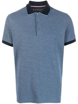 Tommy Hilfiger Polo con applicazione logo - Blu