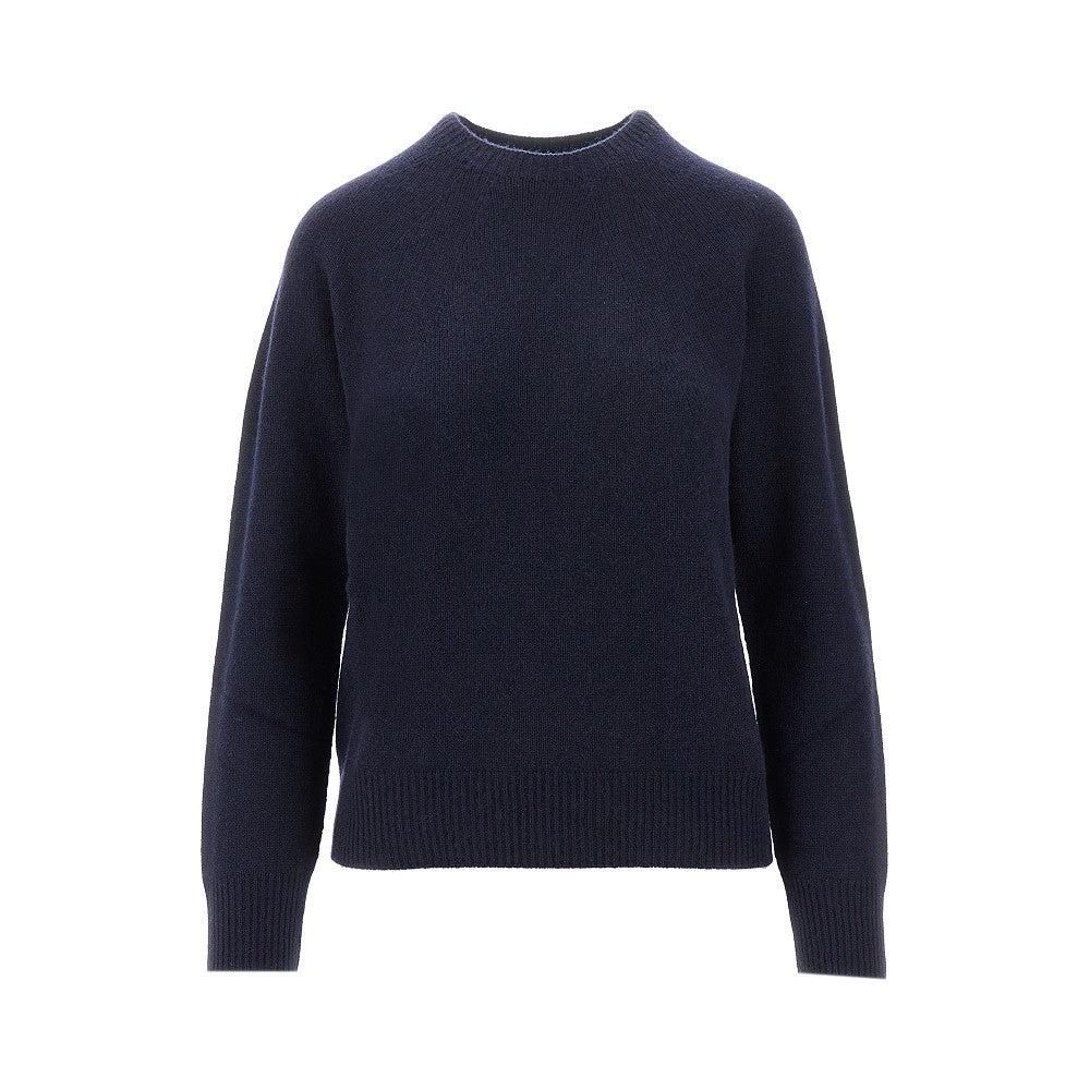 Giorgio Armani: Blue Crew Neck Sweaters now up to −69