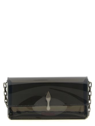 Christian Louboutin Black Pvc Clutch Womens Bag