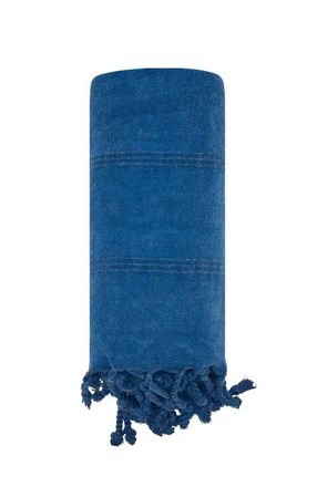 Sunkissed Sand Free Beach Towel - Stonewashed in Santorini Navy Blue at Nordstrom