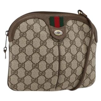 Gucci Pre-owned Cross Body Bags, female, Beige, Size: ONE SIZE Pre-owned Vintage Shoulder Bag