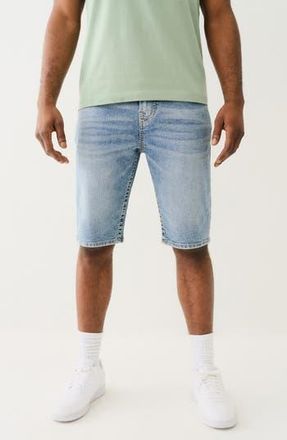 True Religion Ricky Big T Flap Shorts in Light Delightful Wash at Nordstrom Rack, Size 32