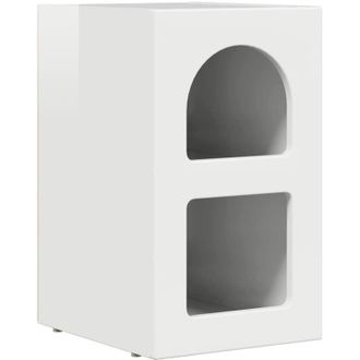 vidaXL Mesita De Noche Brillante 29,5 X 33,5 X 50 Cm Vidaxl