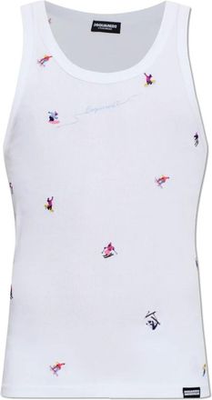 Dsquared2 Uomo, Top, Bianco, S, new