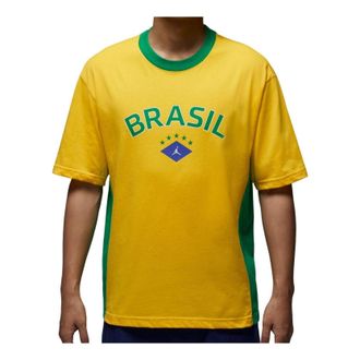Nike Jordan Air Jordan 85 Brazil Graphic T-Shirt Varsity Maize Lucky Green II5388-741