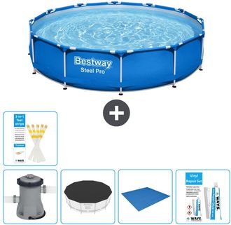 Bestway Piscina Bestway Steel Pro Redonda - 366x76 Cm - 8-piezas S22748