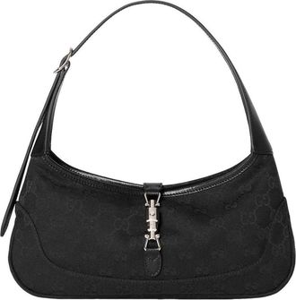 Gucci (WMNS) Gucci Jackie Slim Medium Shoulder Bag Black 863137-FAFV4-1000