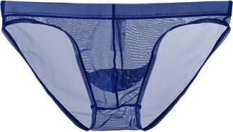 Generic Mens Underwear Briefs Sexy See Through Mens Transparent Briefs Soft Tulle Underwear Low Rise Translucent Panties Couple Erotic Panties Breathable Narr